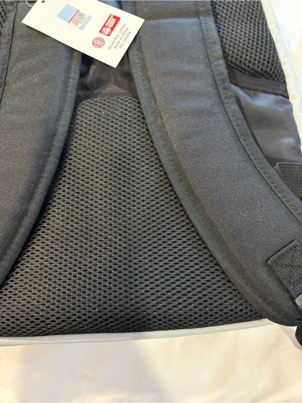 University Gamecock Logo Black and Gray Men's Backpack